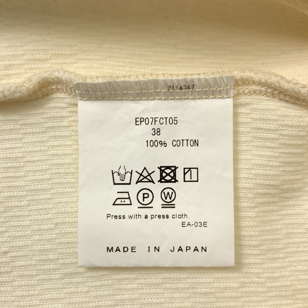 Ernie Palo / 어니 팔로 | 코튼 하프 Zip 컷소우 | 38 | 여성