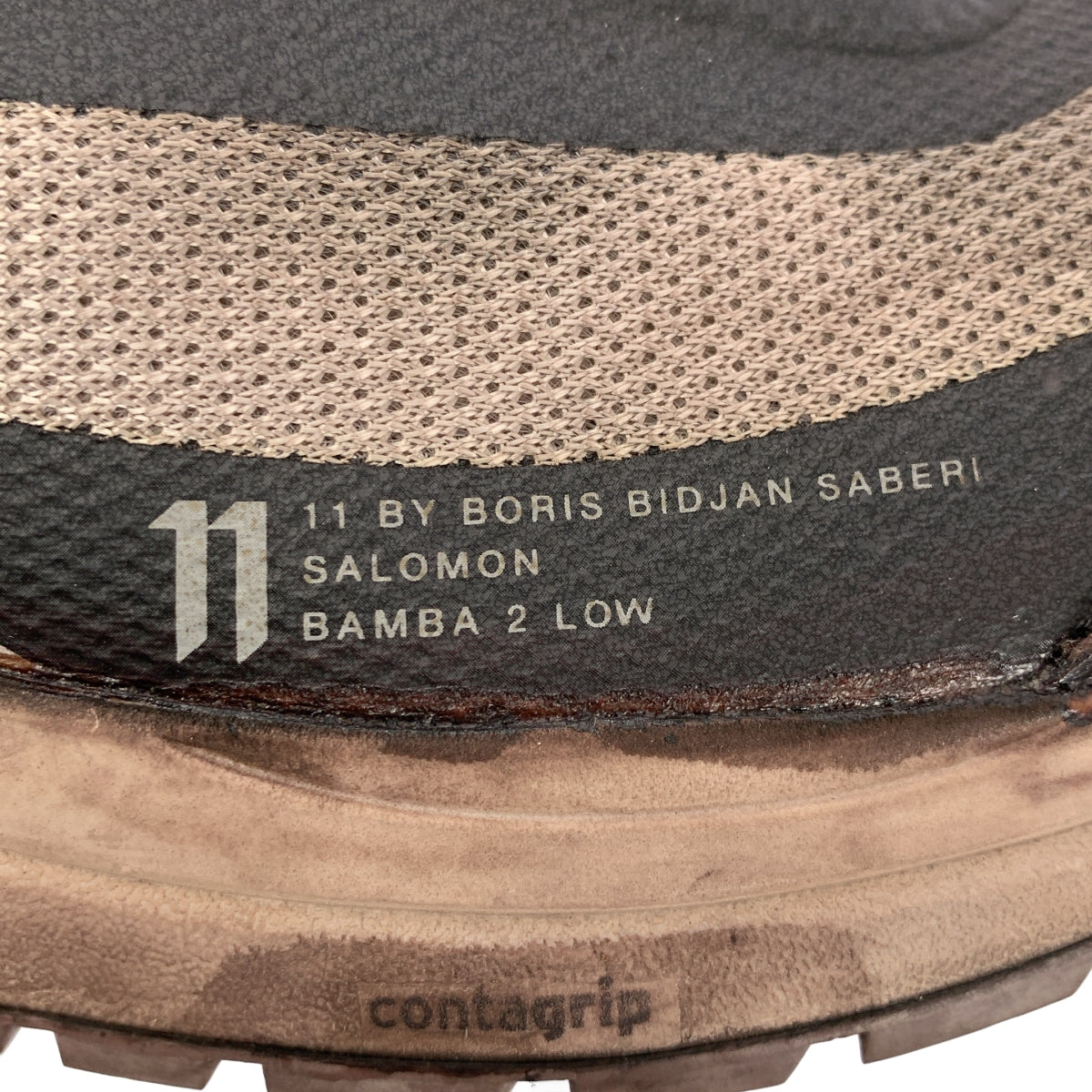 11 BY BORIS BIDJAN SABERI / 일레븐 바이볼리스 비잔 사베리 | × SALOMON / 살로몬 2 Low / 밤바 2 로우 센터 지퍼 스니커즈 | 27.5 |