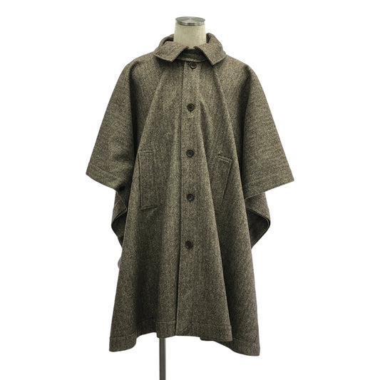 ANATOMICA / アナトミカ | ヘリンボーン オーバーポンチョ コート ケープ | TU | メンズ