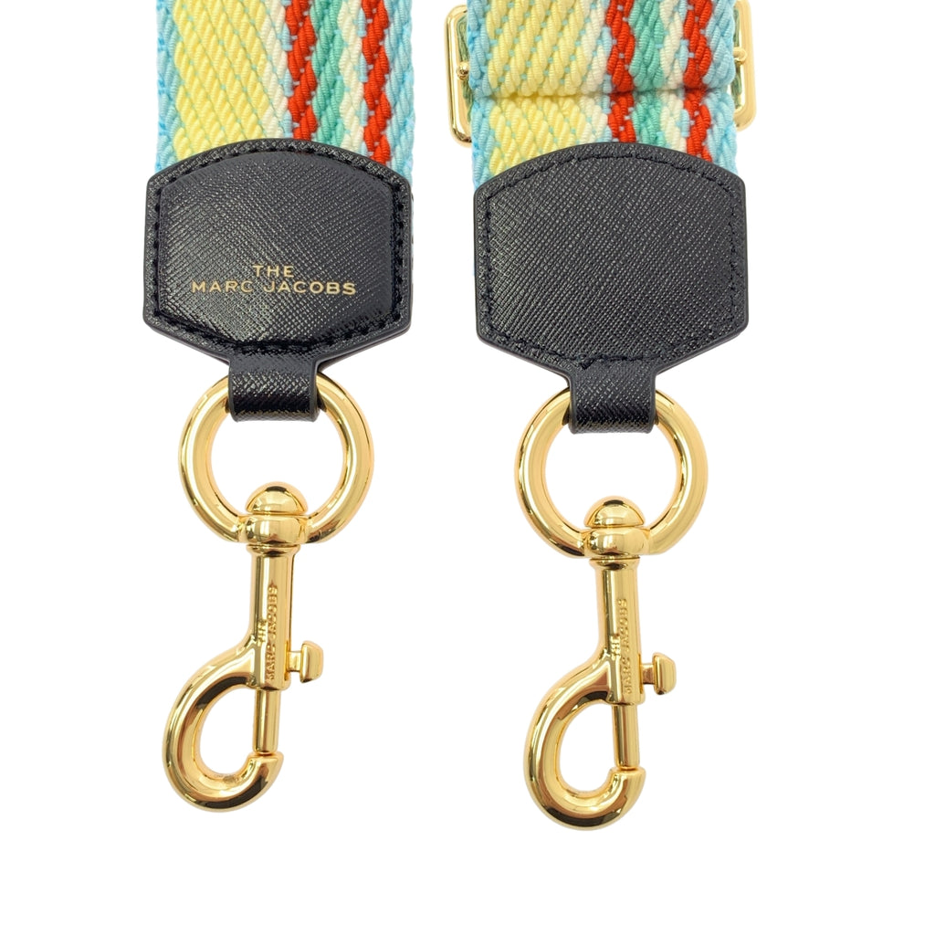MARC JACOBS / マークジェイコブス | キャンバス ストライプ柄 ウェビング ショルダー バッグ ストラップ |