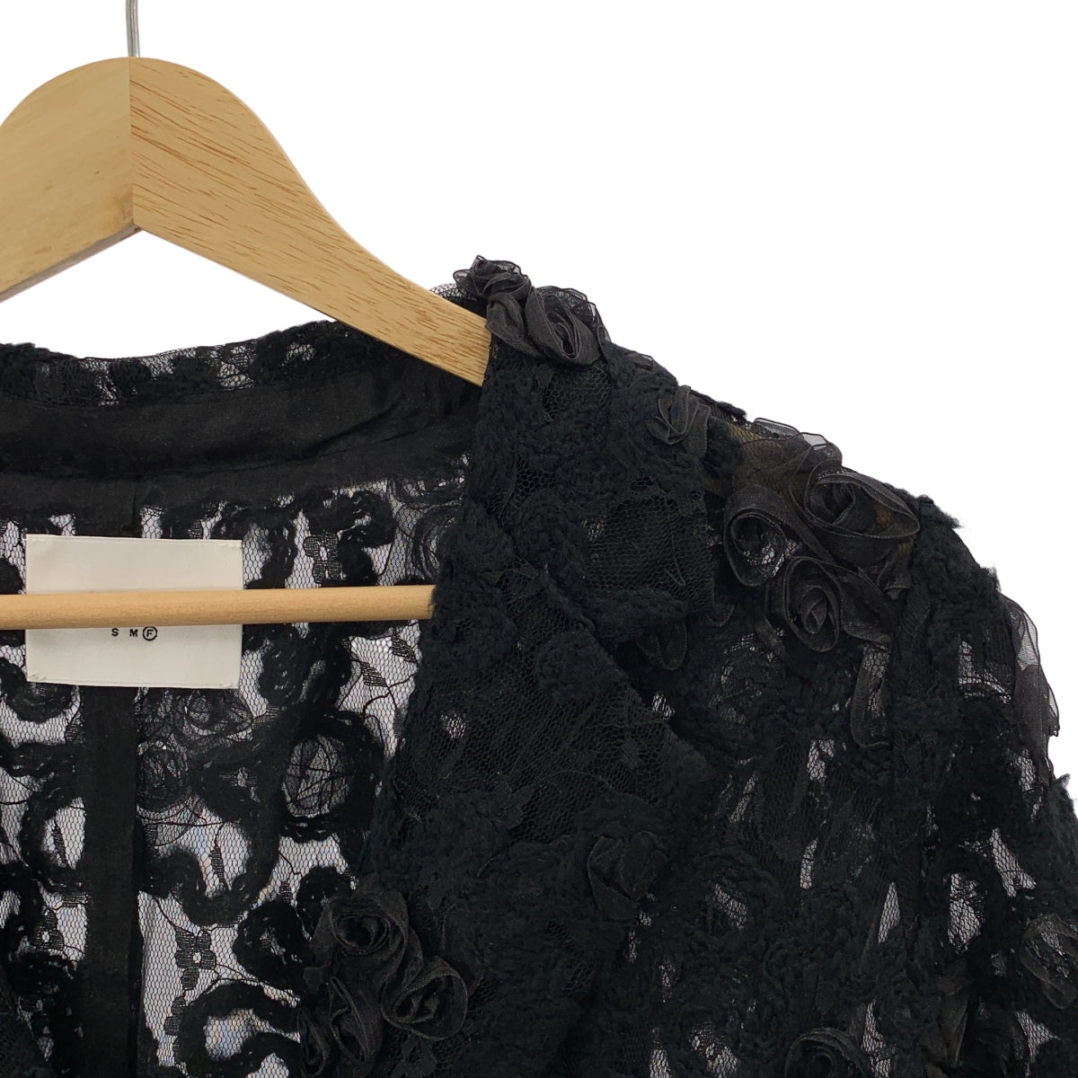 AMERI / アメリ | FLOWER MIX LACE SHEER JACKET レース ジャケット | F | レディース