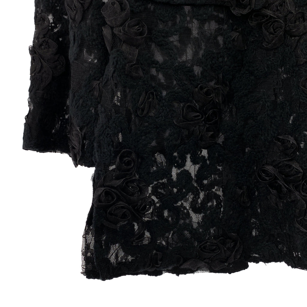 AMERI / 아메리 | FLOWER MIX LACE SHEER JACKET 레이스 재킷 | F | 여성