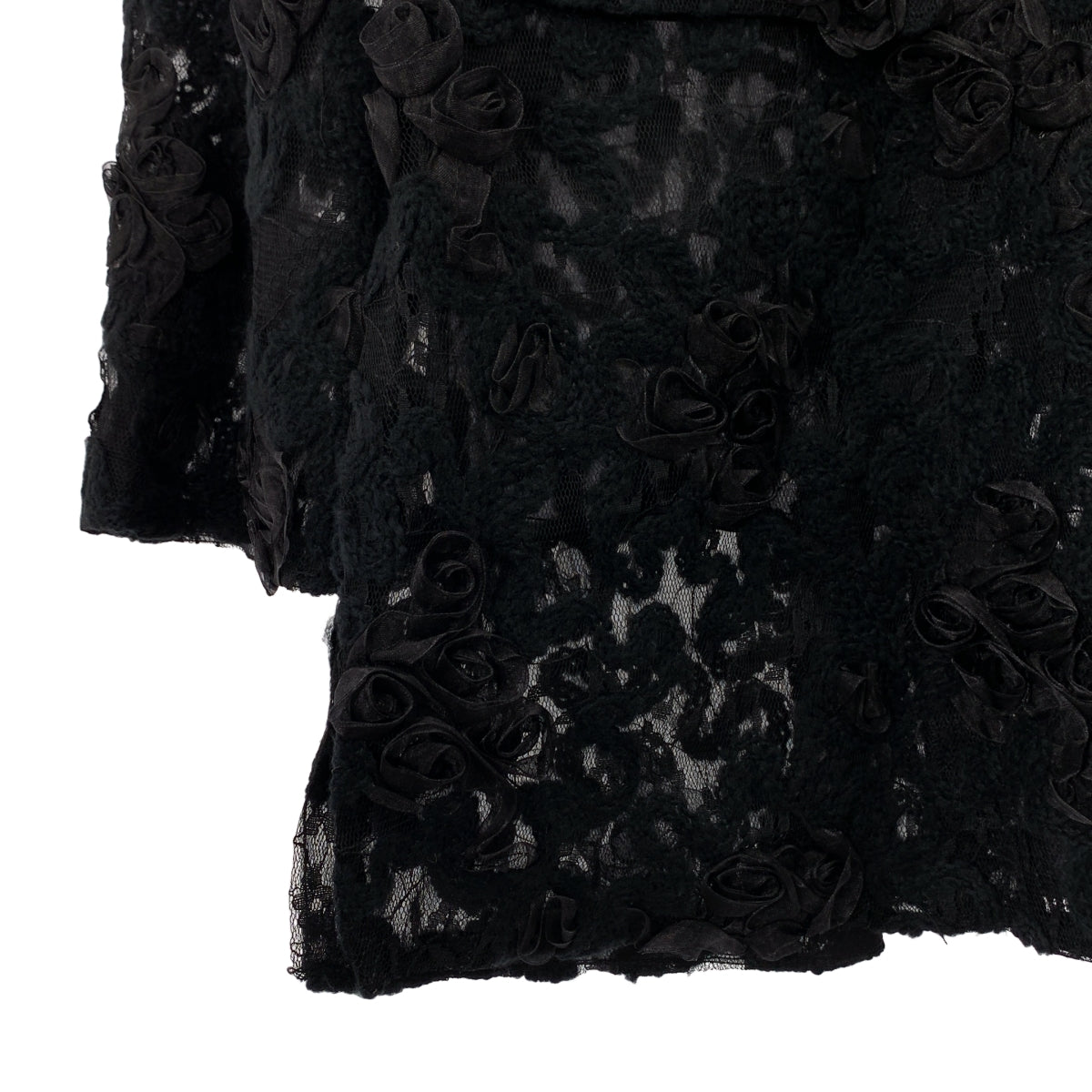 AMERI / アメリ | FLOWER MIX LACE SHEER JACKET レース ジャケット | F | レディース