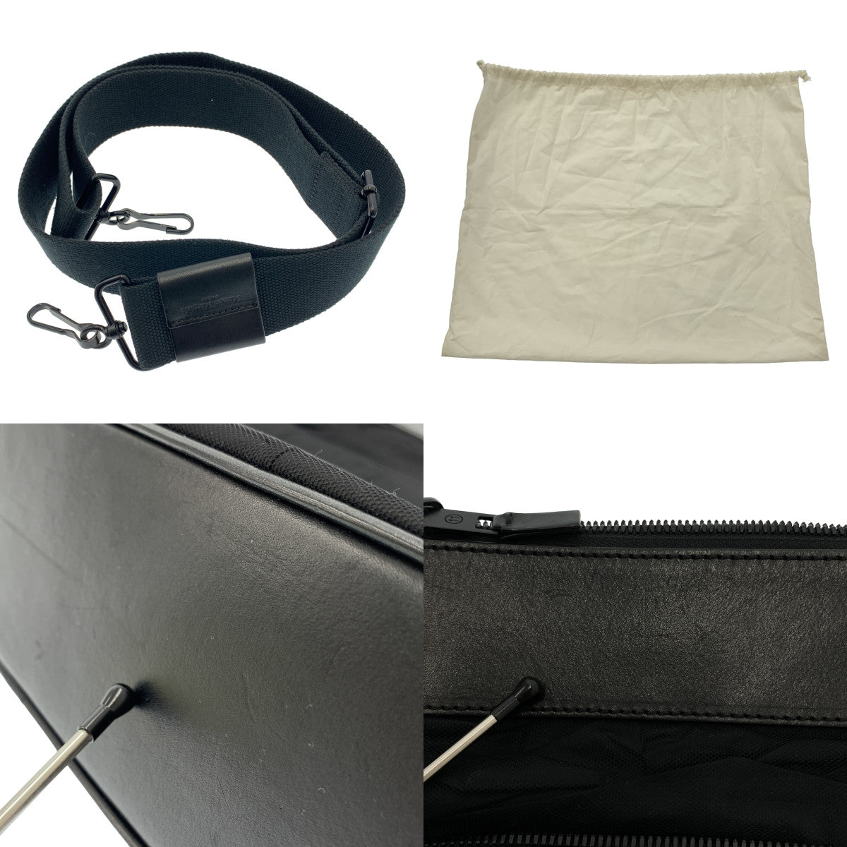 Maison Margiela / メゾンマルジェラ | 2021SS | 5AC クロスボディ メッシュ レザー 切替 ショルダーバッグ |