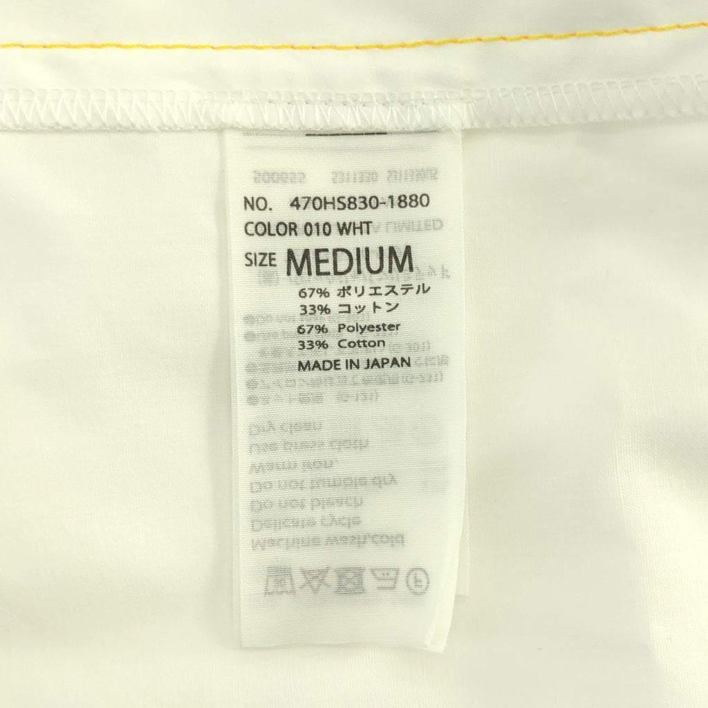 nagonstans | 2024春夏 | 混色下擺襯衫，府綢 | M碼 | 女款