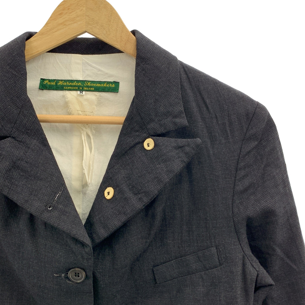 Paul Harnden / ポールハーデン | W.Blazer ウール カシミヤ チェック ブレザー ジャケット | M | レディース