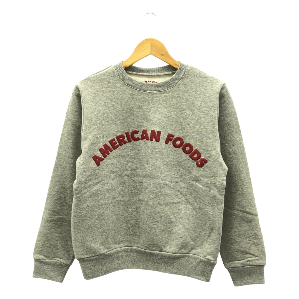 RHC Ron Herman / アールエイチシーロンハーマン | × AmericanFoods / プリント スウェット プルオーバー | S | グレー | メンズ
