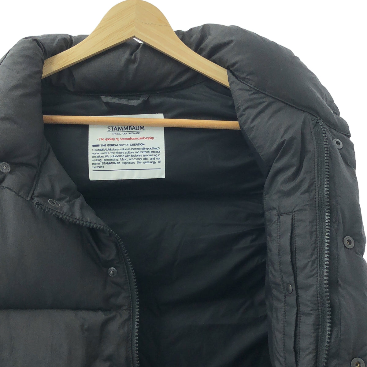 L'Appartement / アパルトモン | STAMMBAUM シュタンバウム / DOWN VEST ダウンベスト | F | ブラック | レディース