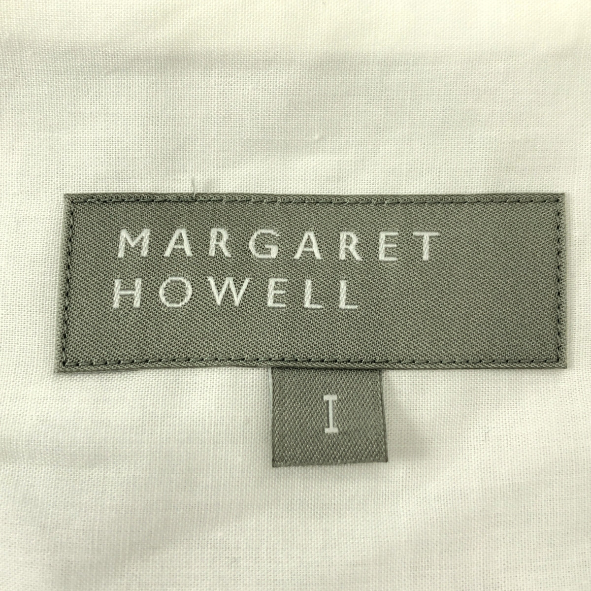 MARGARET HOWELL / 마가렛 하웰 | 코튼 빅 타이 슬릿 셔츠 블라우스 | 1 | 여성