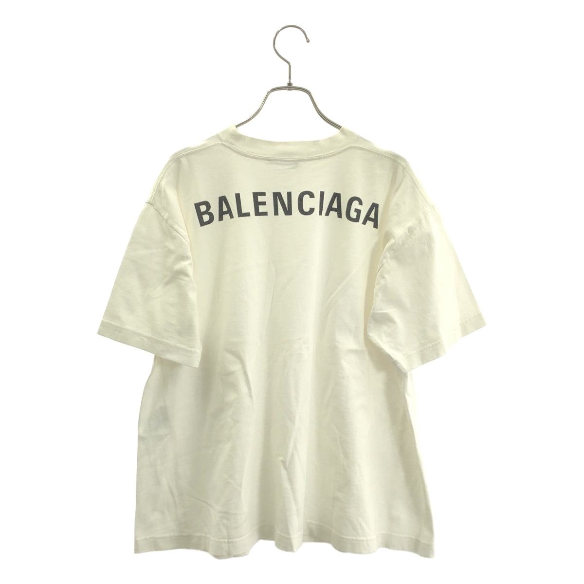 BALENCIAGA / バレンシアガ | コットン バックロゴプリント Tシャツ | XXS | メンズ