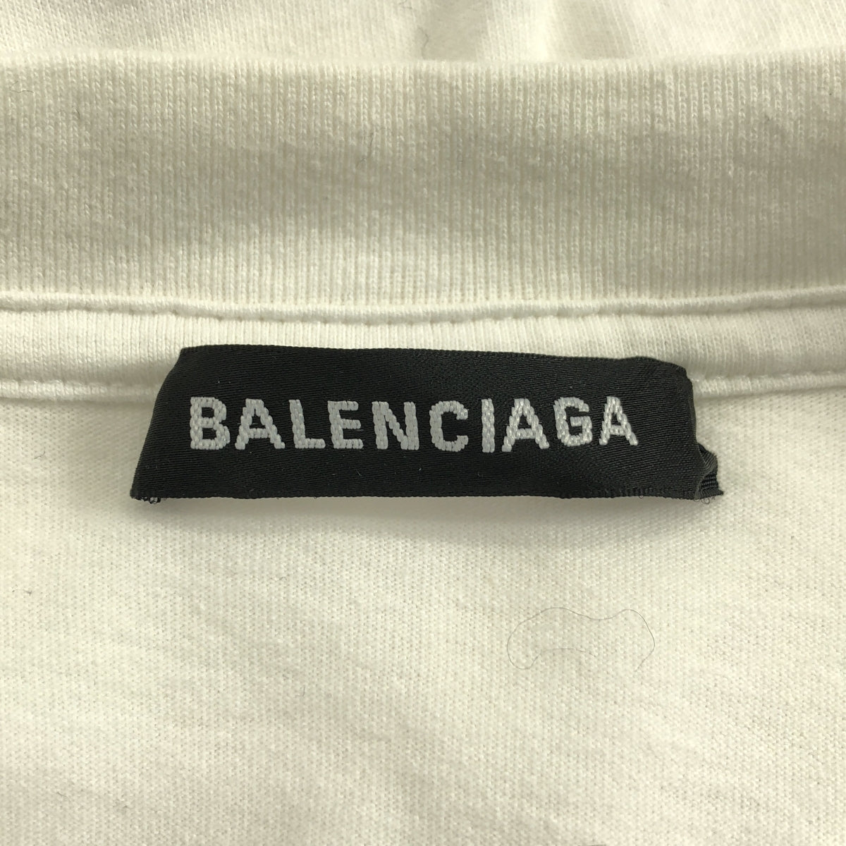 BALENCIAGA / バレンシアガ | コットン バックロゴプリント Tシャツ | XXS | メンズ