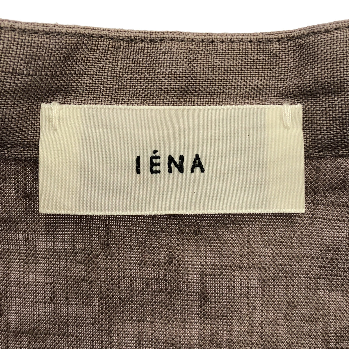 IENA | 2020 春夏 | 亞麻立領襯衫裙 | 尺寸 38 |