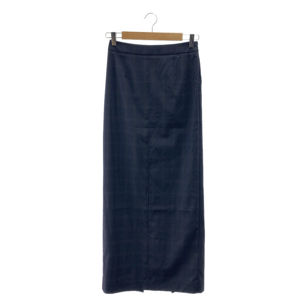 Maison Margiela / 메종 마르젤라 | 2019AW | 울 체크 타이 롱 스커트 | 36 | 여성