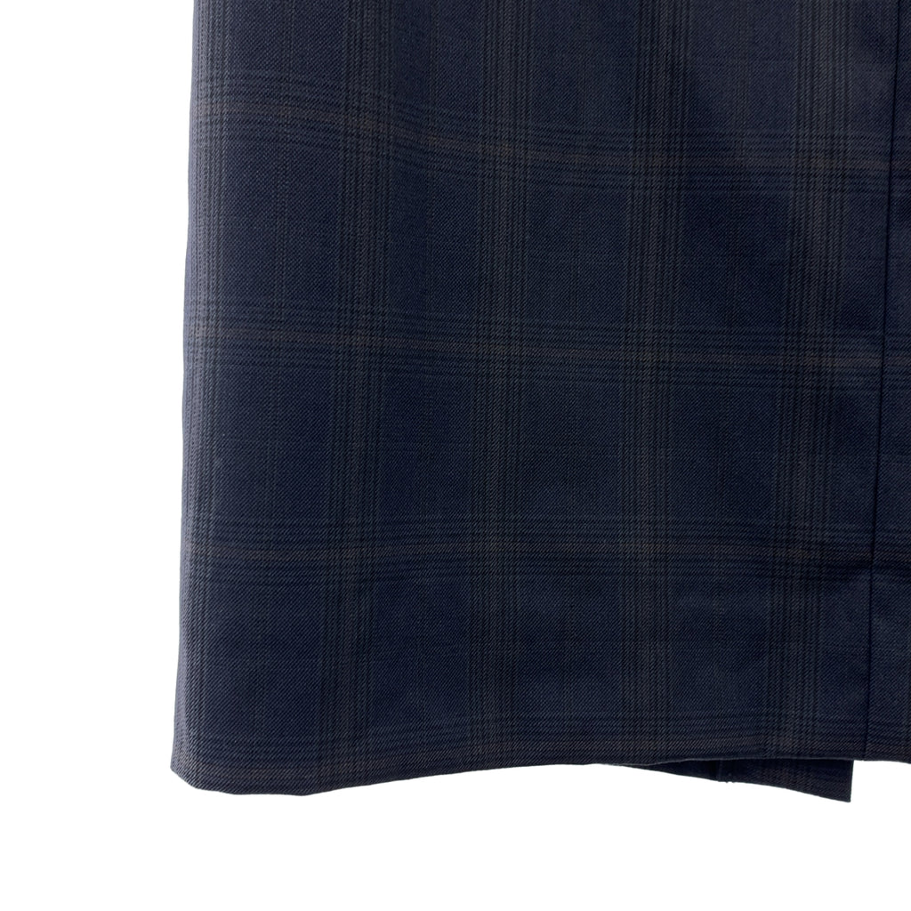 Maison Margiela / 메종 마르젤라 | 2019AW | 울 체크 타이 롱 스커트 | 36 | 여성