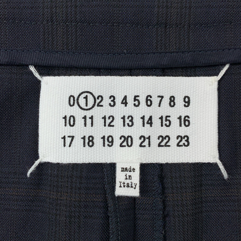 Maison Margiela / 메종 마르젤라 | 2019AW | 울 체크 타이 롱 스커트 | 36 | 여성