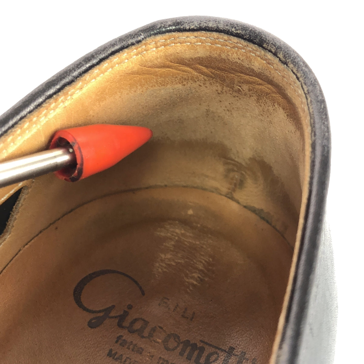 F.LLI。賈科梅蒂 | DERBY 鯊魚鞋底平頭鞋 | 41 | NERO×AZZURRO |男士