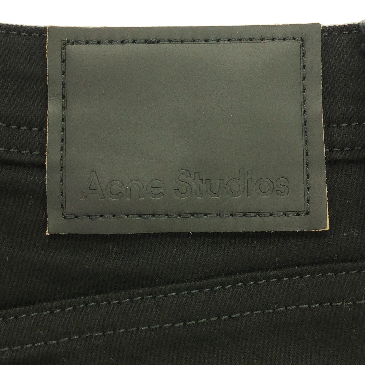 Acne Studios / 여드름 스튜디오 | Peg Black 스키니 바지 | 블랙 | 여성