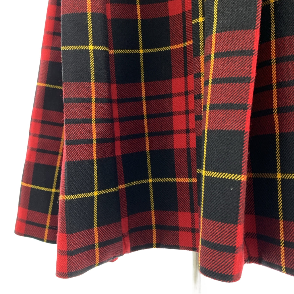 COMME des GARCONS / コムデギャルソン | 2017SS | タータンチェック 断ち切り ボリューム ワンピース | S | レディース