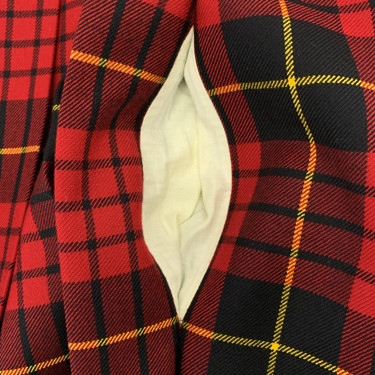 COMME des GARCONS / コムデギャルソン | 2017SS | タータンチェック 断ち切り ボリューム ワンピース | S | レディース