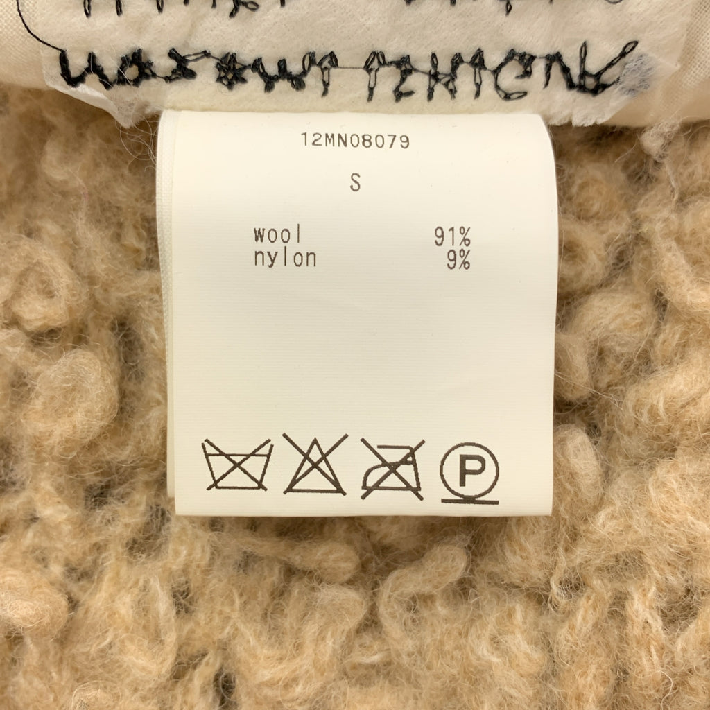 NOZOMI ISHIGURO / ノゾミイシグロ | コインボタン ボアジャケット | S | レディース