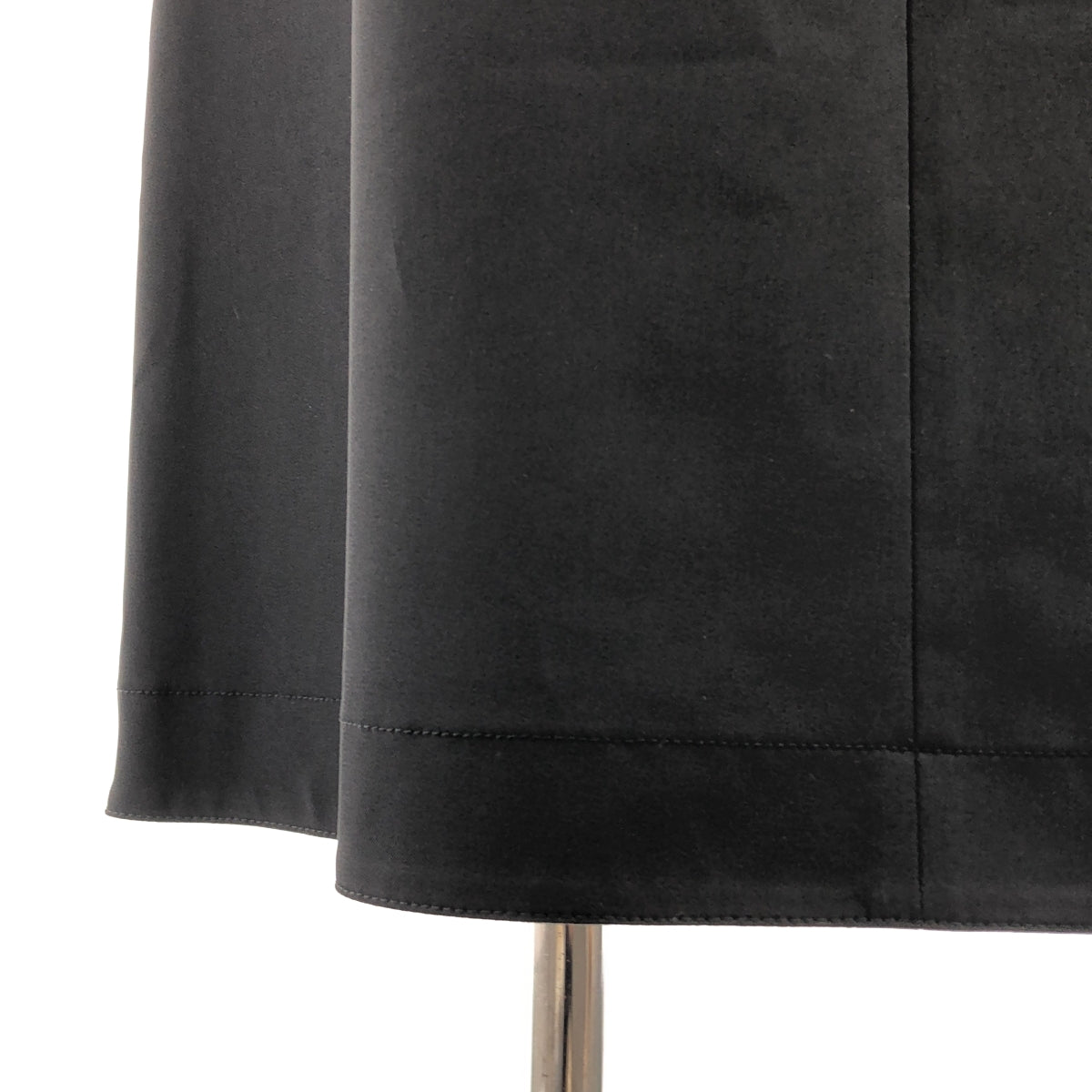 PRADA / 프라다 | 로고 버클 벨트 사이드 지퍼 스커트 | 38 | 여성