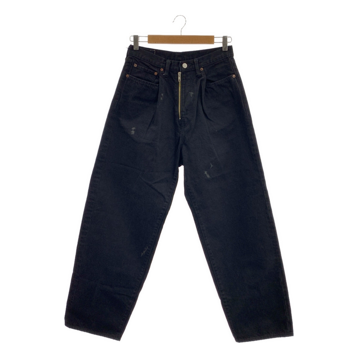 stein / 슈타인 | 2022AW | 5PK VINTAGE REPRODUCTION WIDE DENIM JEANS 빈티지 가공 택 와이드 데님 팬츠 | XS | 남성