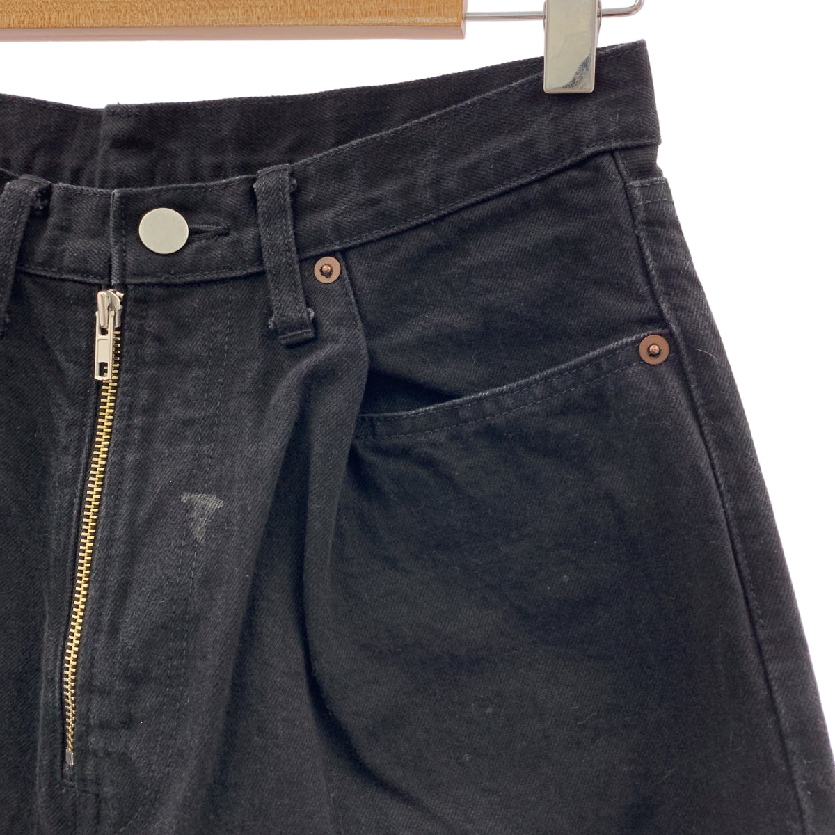 stein / 슈타인 | 2022AW | 5PK VINTAGE REPRODUCTION WIDE DENIM JEANS 빈티지 가공 택 와이드 데님 팬츠 | XS | 남성