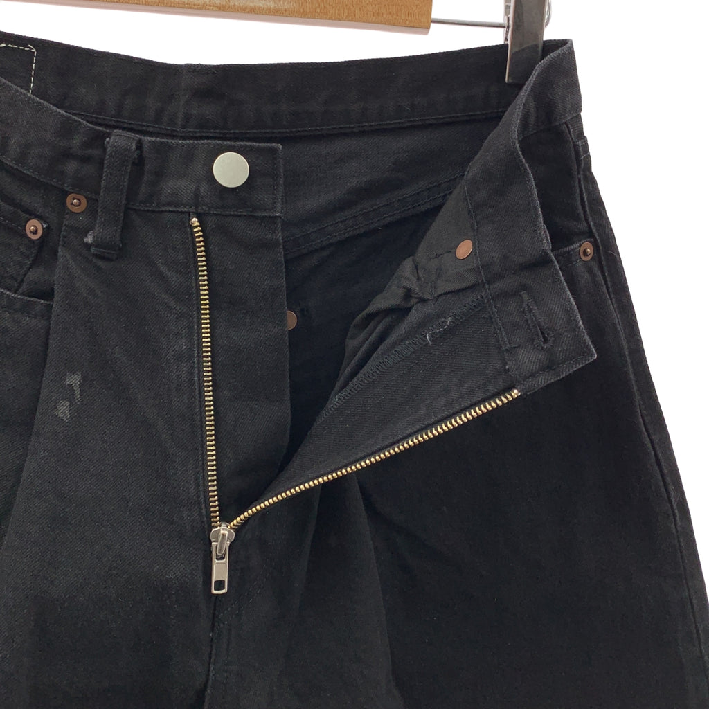 stein / 슈타인 | 2022AW | 5PK VINTAGE REPRODUCTION WIDE DENIM JEANS 빈티지 가공 택 와이드 데님 팬츠 | XS | 남성