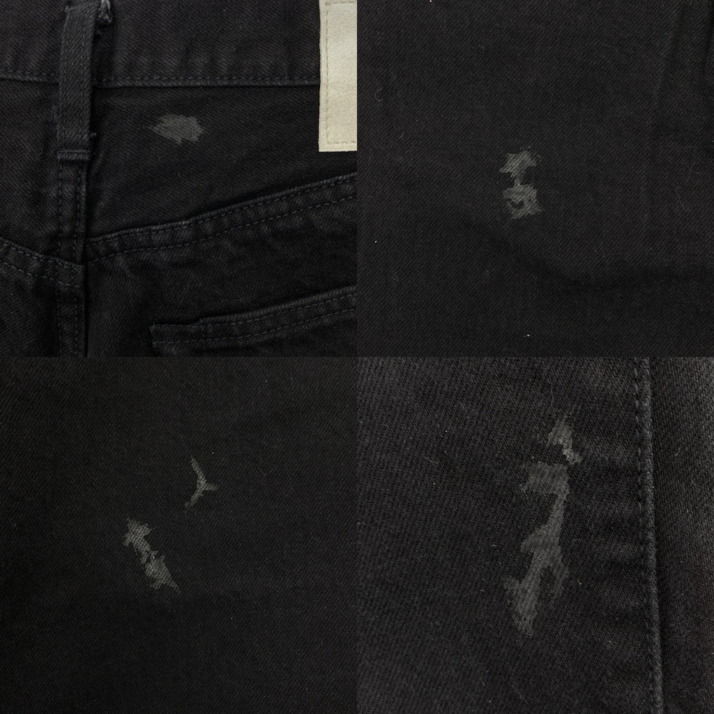 stein / 슈타인 | 2022AW | 5PK VINTAGE REPRODUCTION WIDE DENIM JEANS 빈티지 가공 택 와이드 데님 팬츠 | XS | 남성