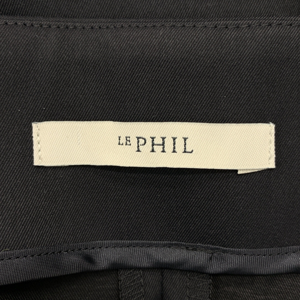 LE PHIL / 루필 | 스트레치 능직 점퍼 스커트 V 넥 드레스 원피스 | 0 | 여성