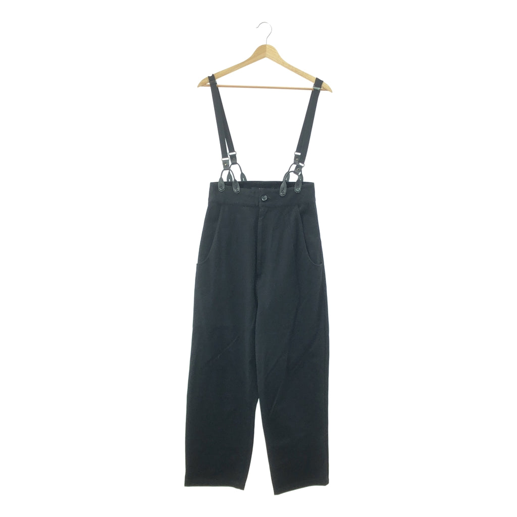 LIMI feu / リミフゥ | サスペンダー付 コットン ルーズパンツ | S | レディース