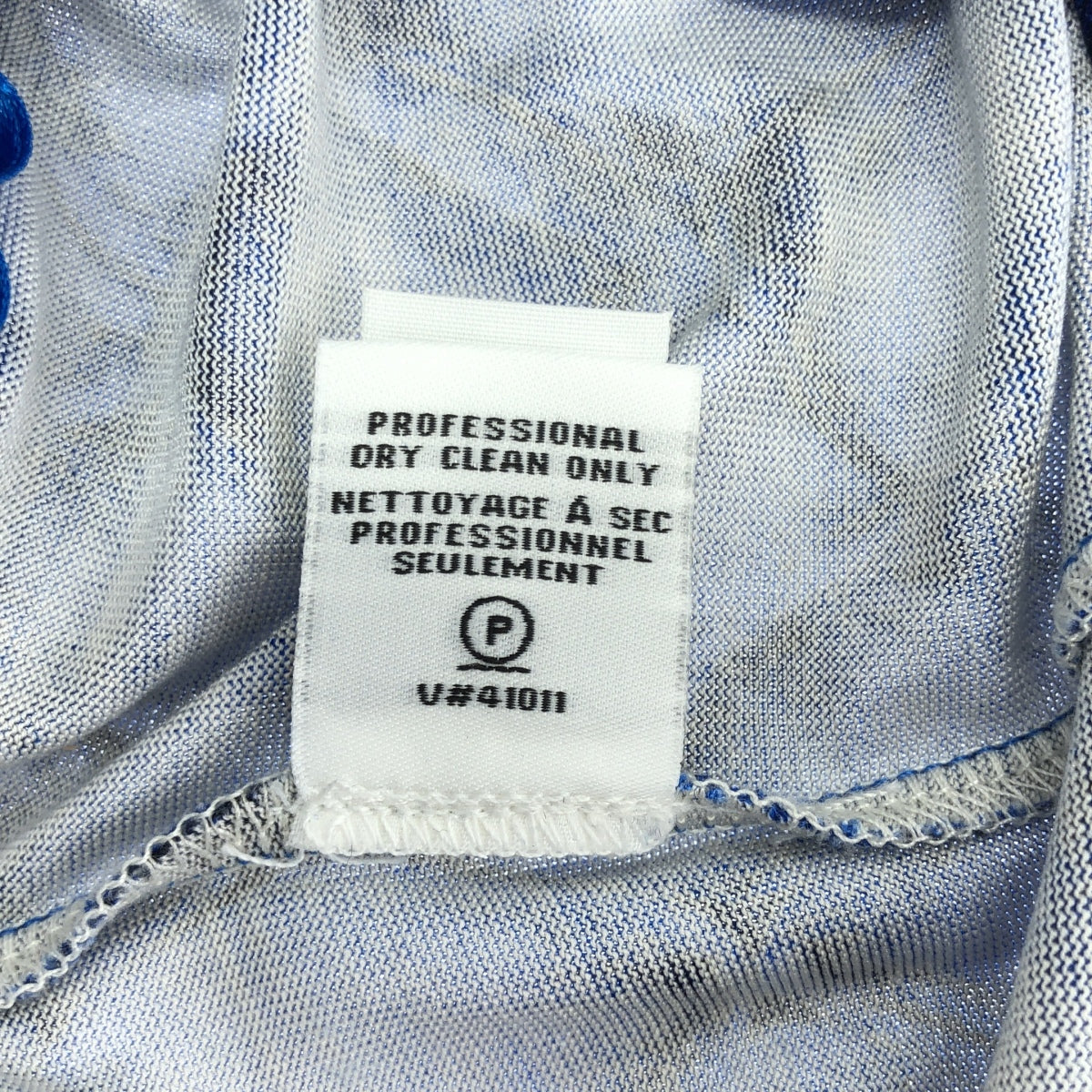 DIANE VON FURSTENBERG / ダイアンフォンファステンバーグ | NOLLIE / スネーク柄 シルク ラップワンピース | 10 | ブルー | レディース