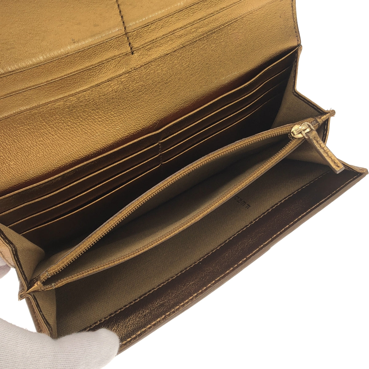 FENDI | 皮革皮夾 | 金色 | 女士