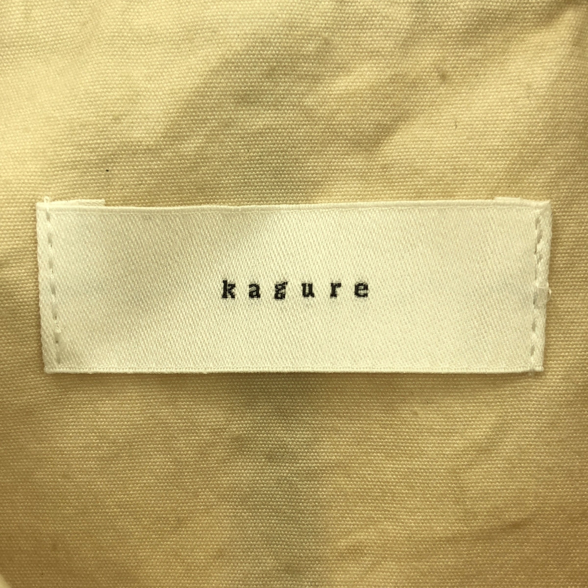 kagure / かぐれ | 2025SS | コットン ステンカラー コート | 2 | IVORY | レディース