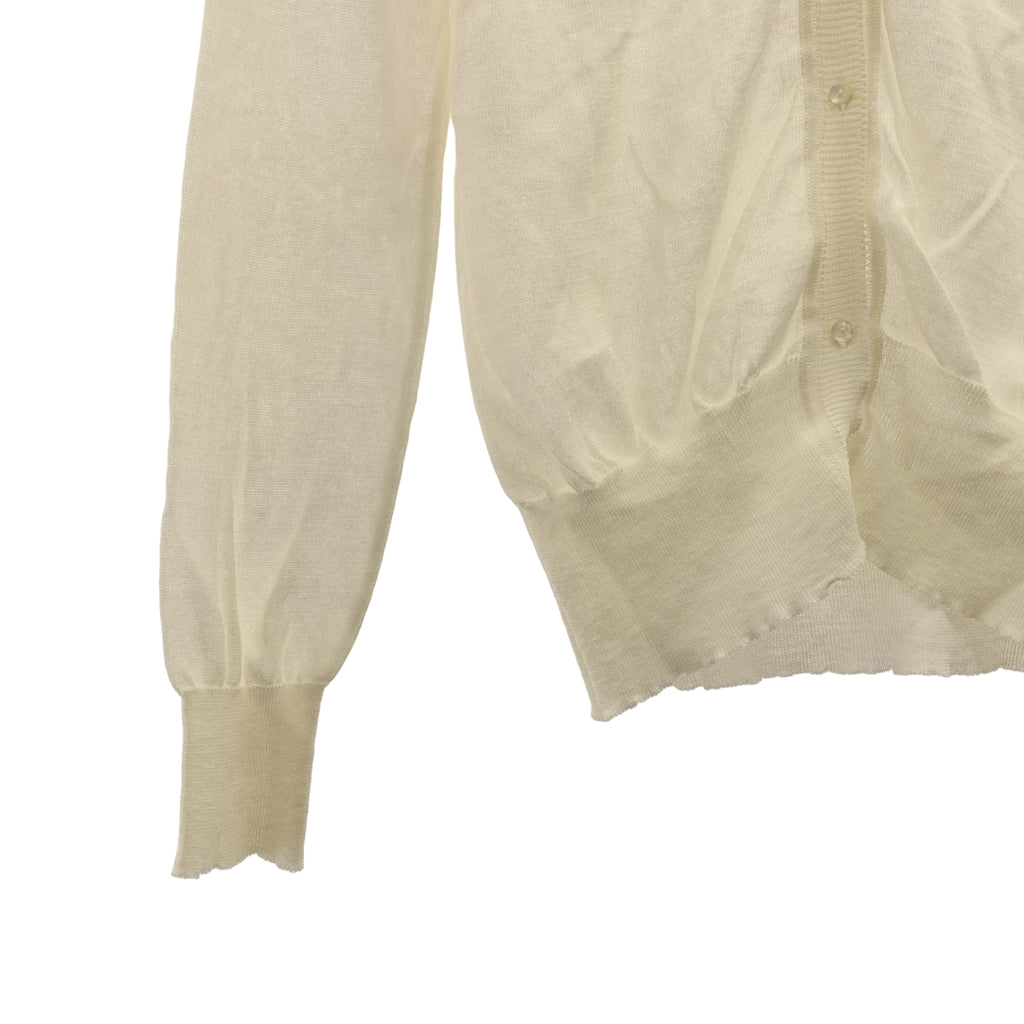 埃爾曼諾·塞維諾 |棉質蕾絲圓領開襟衫| SHOPBOP尺寸 44 |