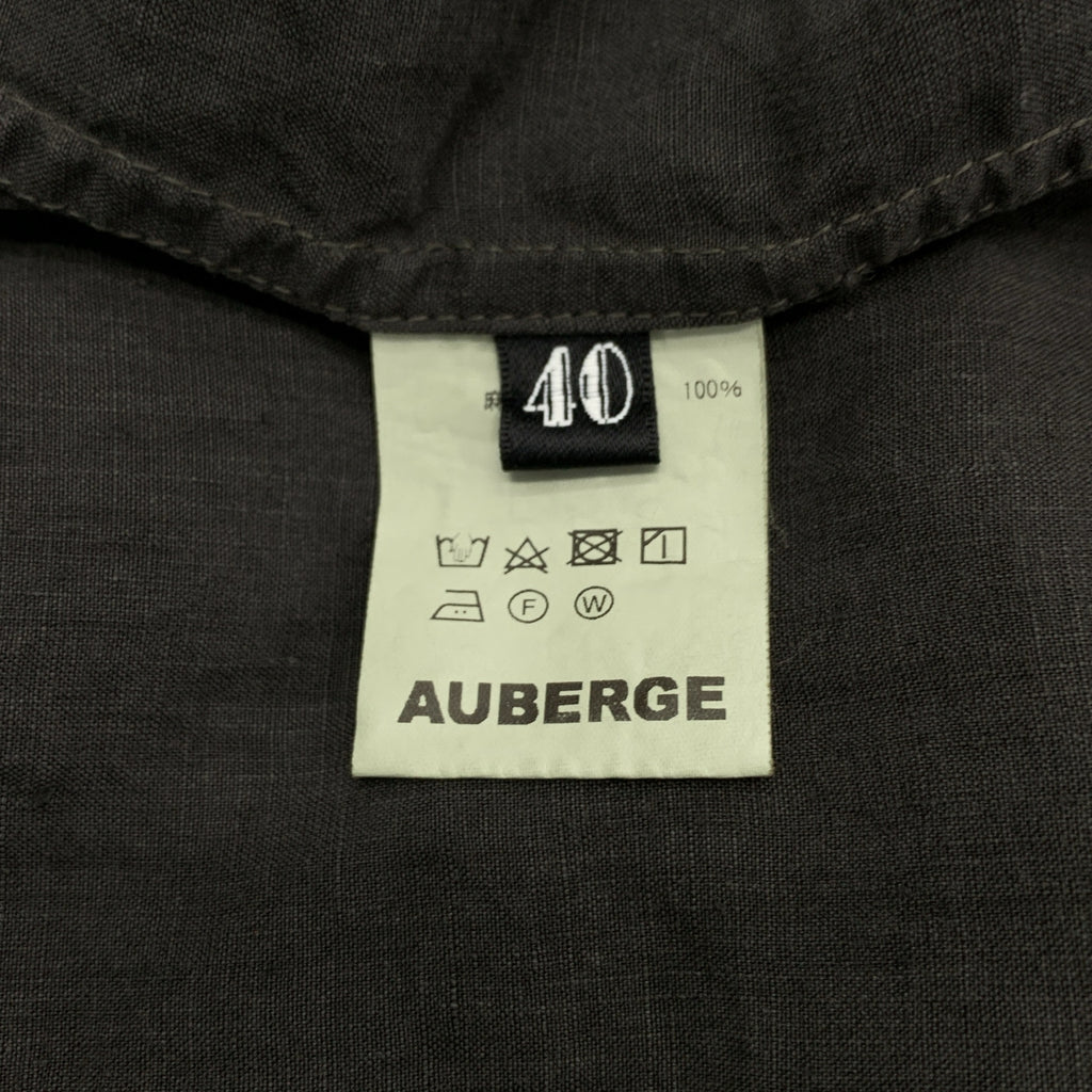 AUBERGE / オーベルジュ | CHERBOURG リネン スモック コート | 40 | メンズ