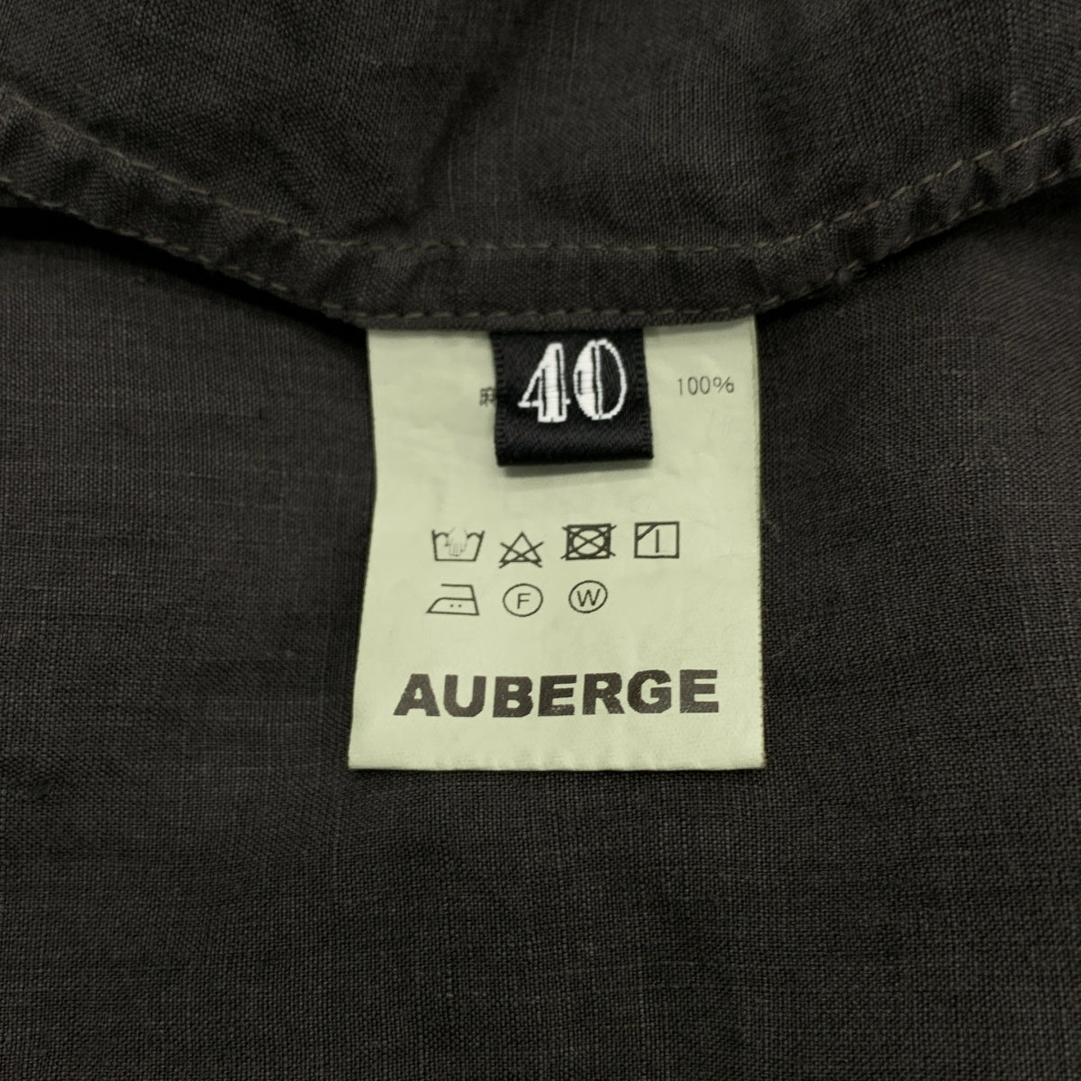 AUBERGE / オーベルジュ | CHERBOURG リネン スモック コート | 40 | メンズ