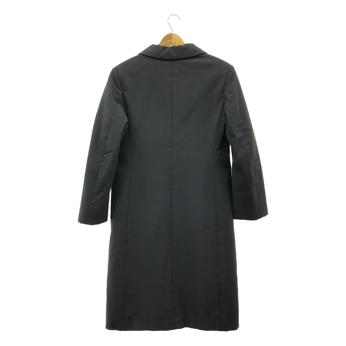 JIL SANDER / 질썬더 | 레이온혼 체스터 코트 | 36 | 네이비 | 여성