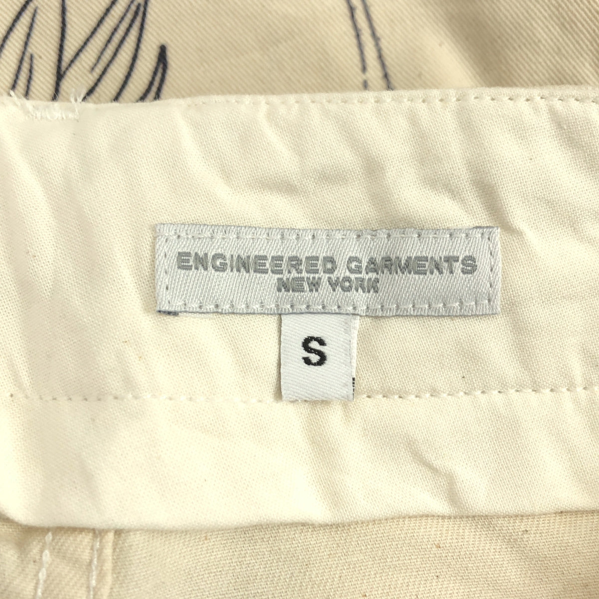 Engineered Garments | 動物紋印花 6.5 盎司平紋斜紋工裝褲 / 全印花抽繩貝克闊腿褲 | S 碼 | 男款