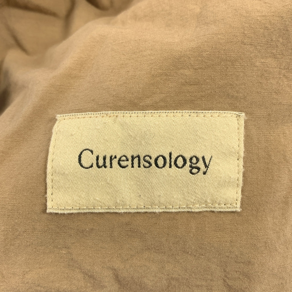 Curensology / 카렌솔로지 | 코튼 린넨 로스트 팬츠 | F |