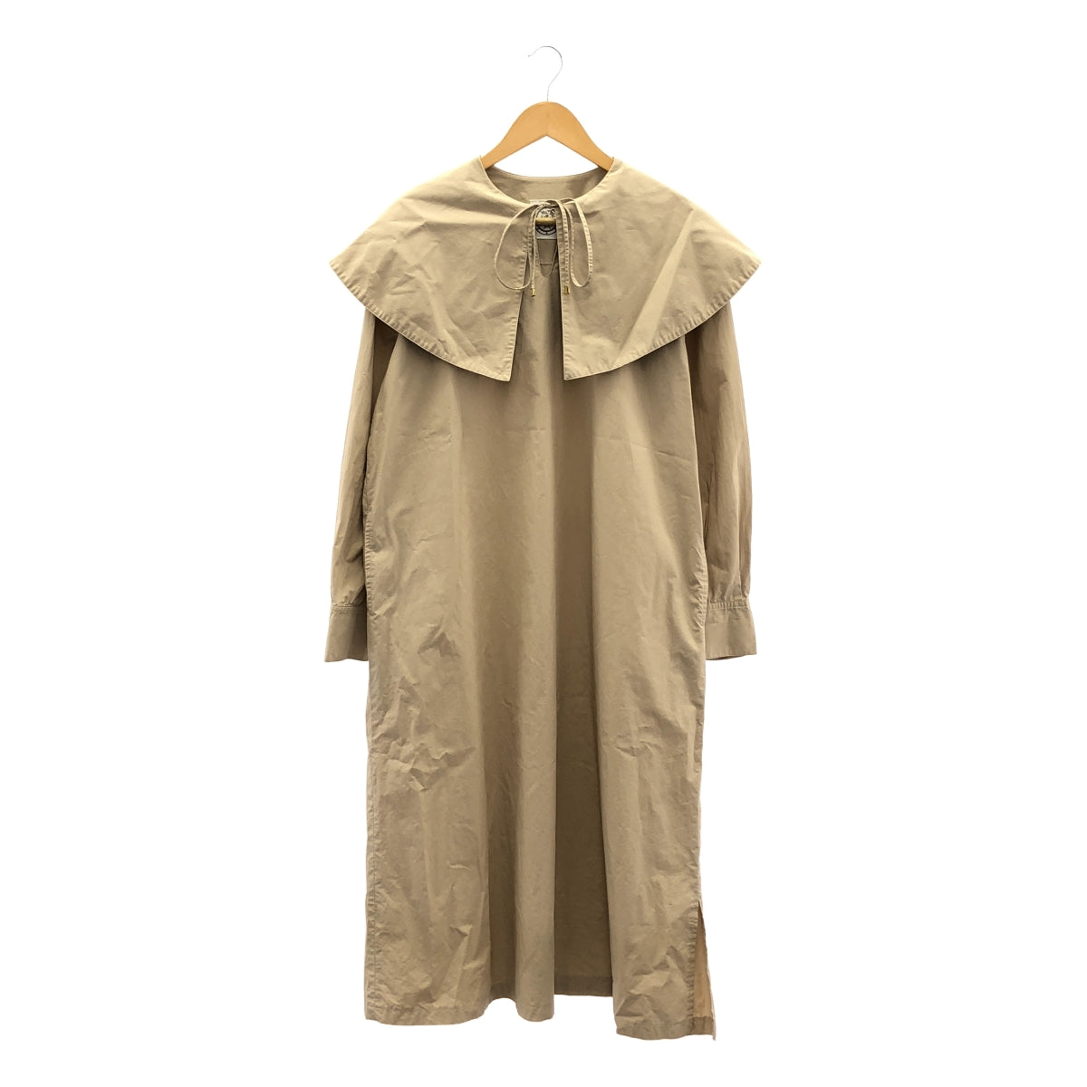 madder madder / マダマダ | lamp dress ケープカラー ロングワンピース | ベージュ | レディース