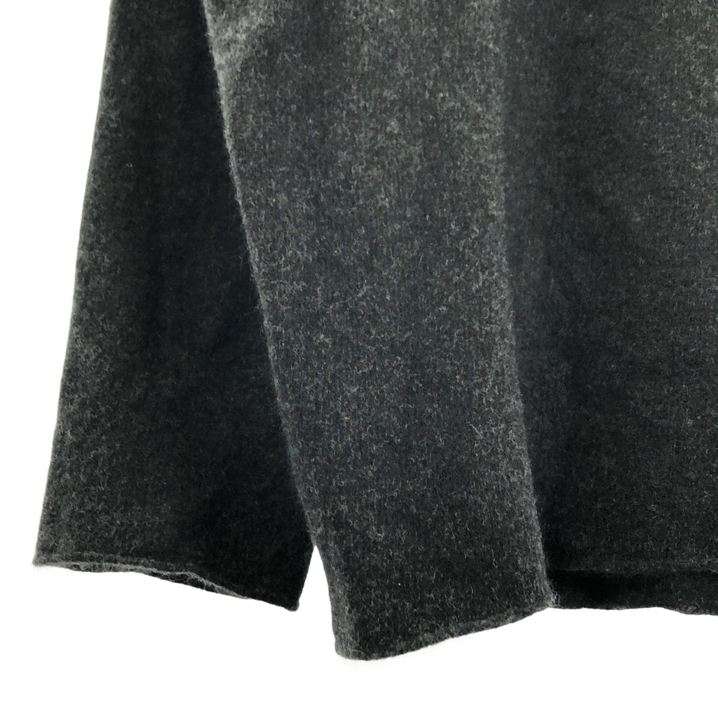 MOTHER HAND ARTISAN / マザーハンドアルチザン | LEUVEN ルーヴァン ウール アンゴラ Vネック ワイドニット | 5 | メンズ