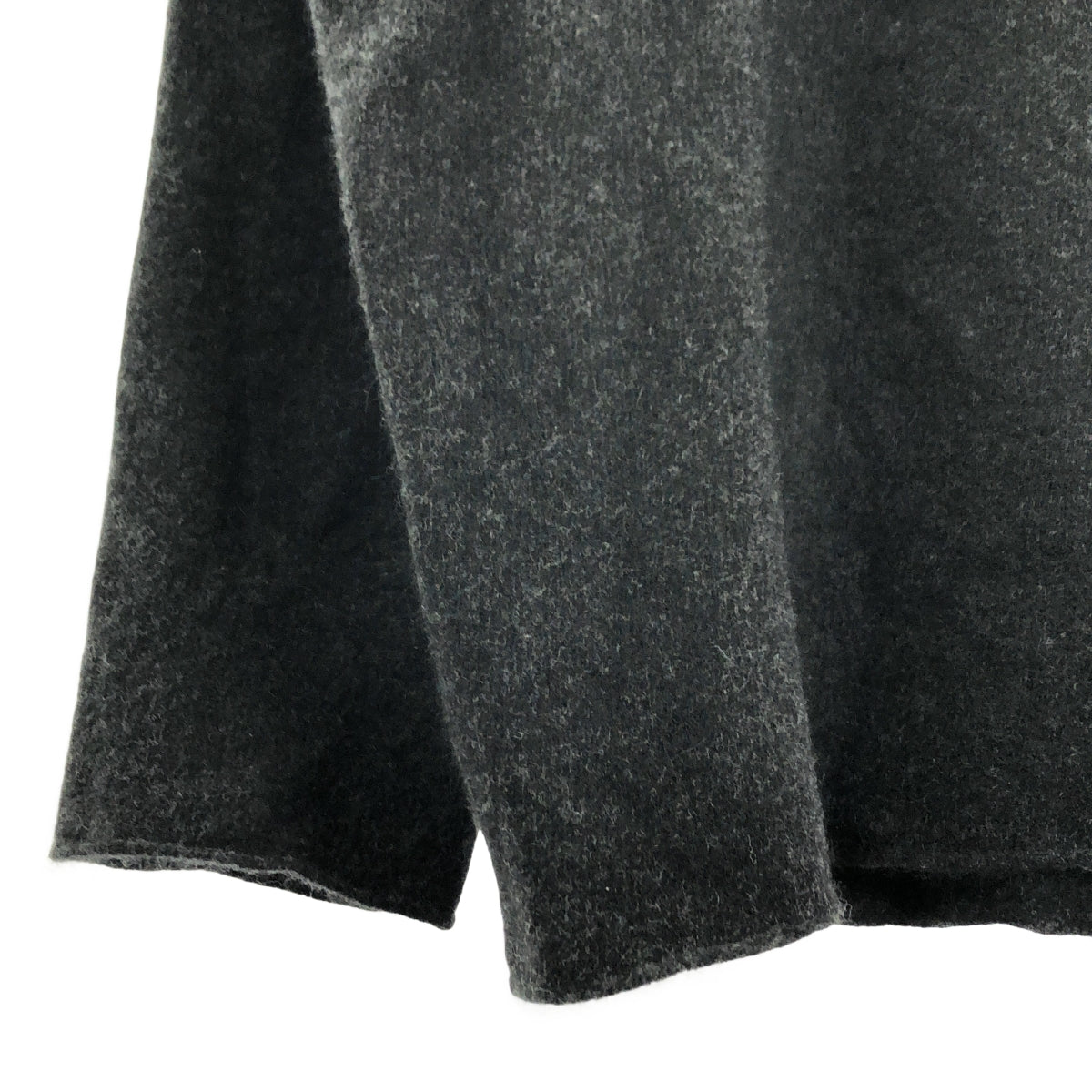 MOTHER HAND ARTISAN / マザーハンドアルチザン | LEUVEN ルーヴァン ウール アンゴラ Vネック ワイドニット | 5 | メンズ