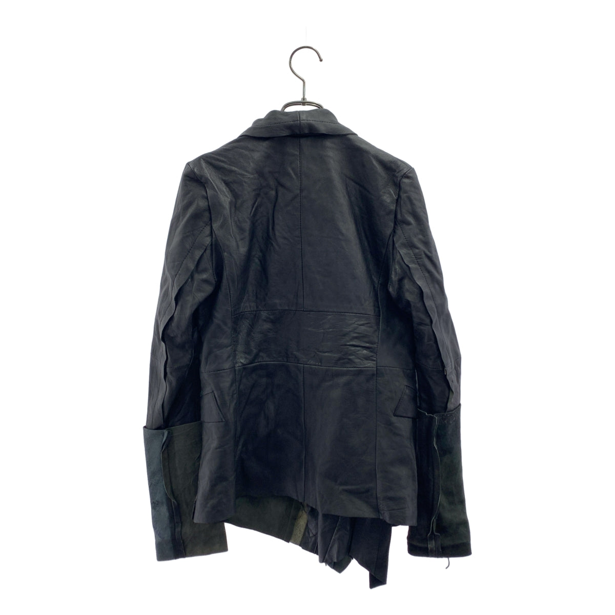 EKAM エカム ラムレザー ライダース ブラック LHP 本革 Y2K 中古・古着通販】EKAM (エカム) レザーライダースジャケット ブラック
