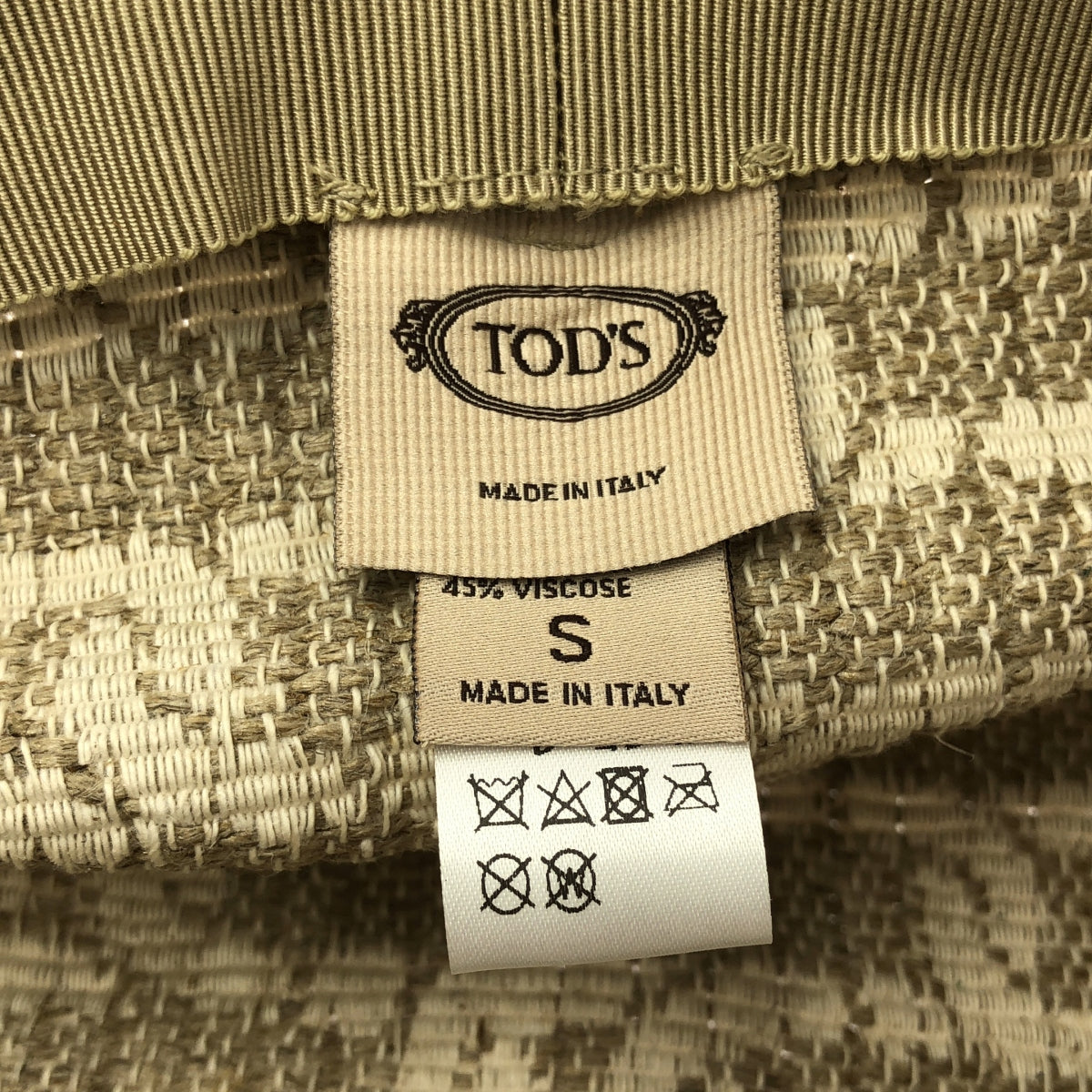 TOD'S / 토즈 | 자카드 체인 피셔맨 버킷 모자 | S | 기타