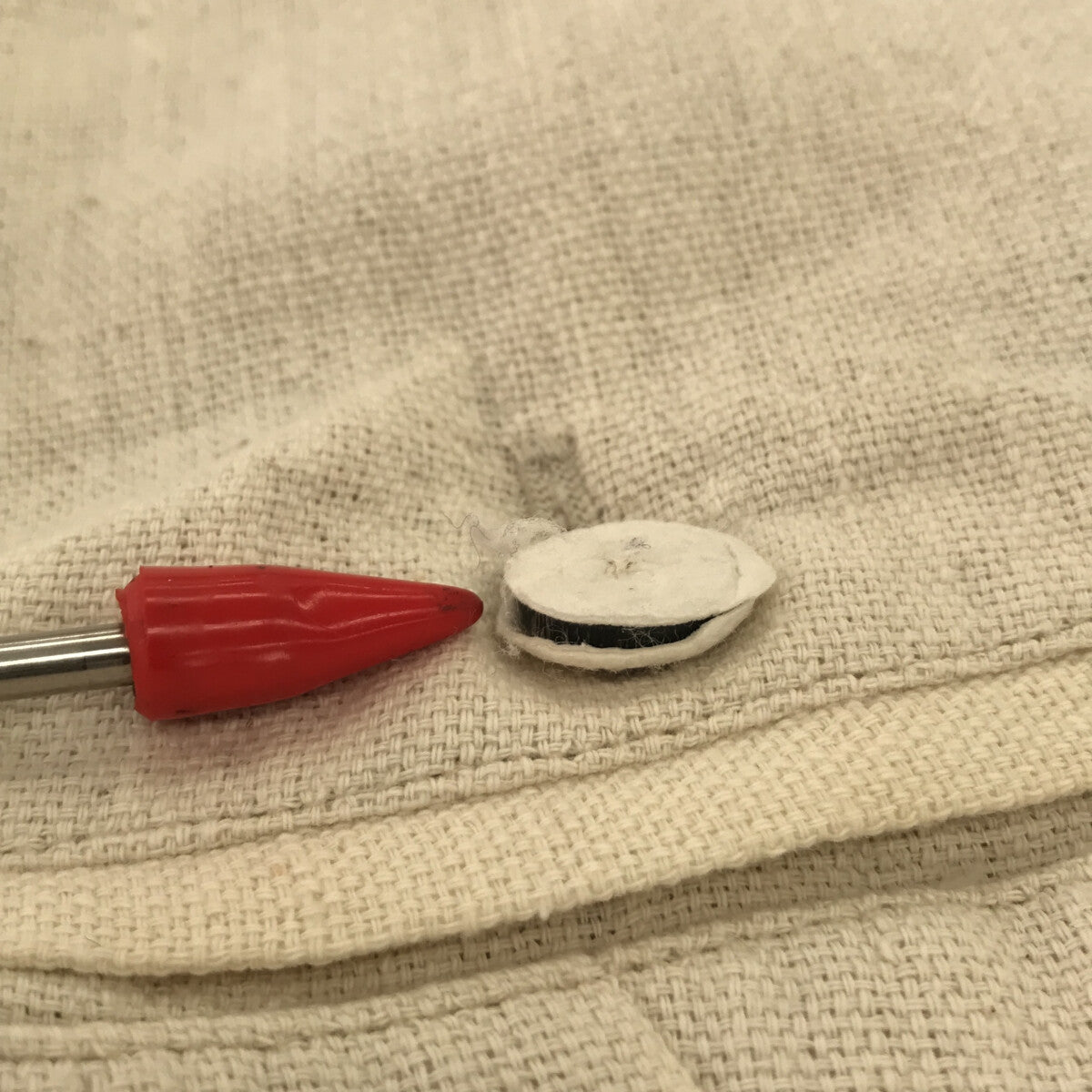 ANSNAM / アンスナム | インドカーディ コットン カッティング パンツ | 1 | 生成り | メンズ