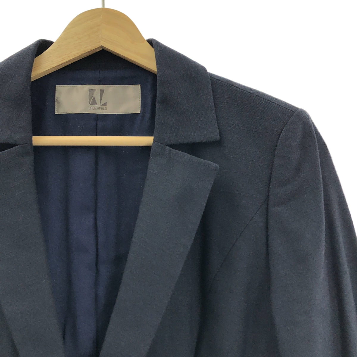KARL LAGERFELD / カール・ラガーフェルド | ウール 1B テーラードジャケット / バックジップ スカート / 総裏地 | 40 | レディース
