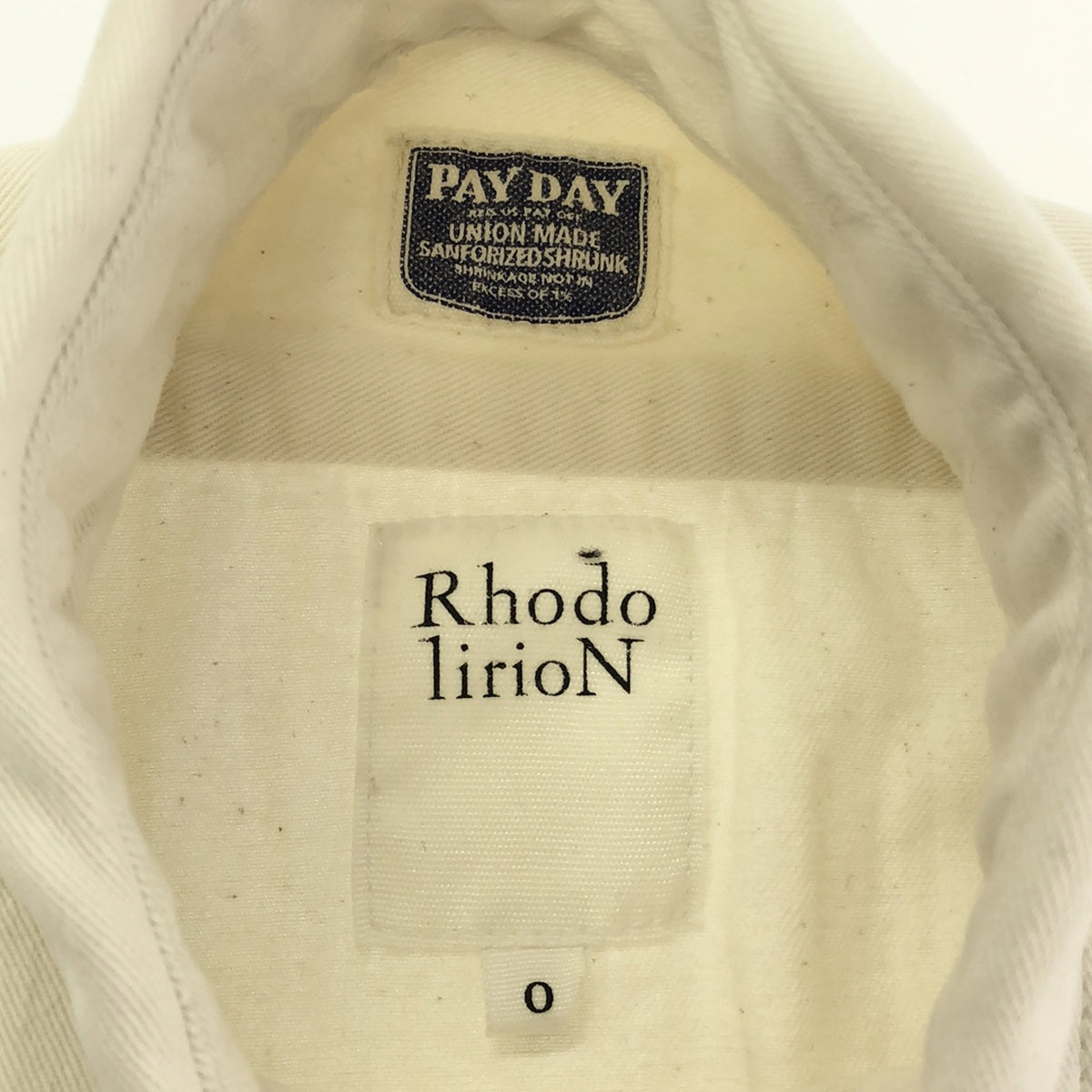 Rhodolirion / ロドリリオン | × PAY DAY ペイデイコラボ Work Shirt ステンシルプリント ワークシャツ | – KLD