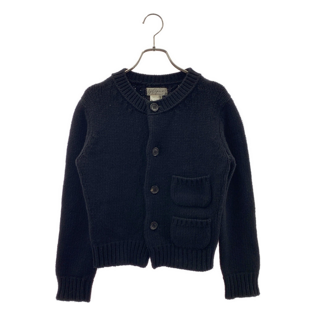 Yohji Yamamoto FEMME | 羊毛圓領開襟衫 | 2 碼 | 女款