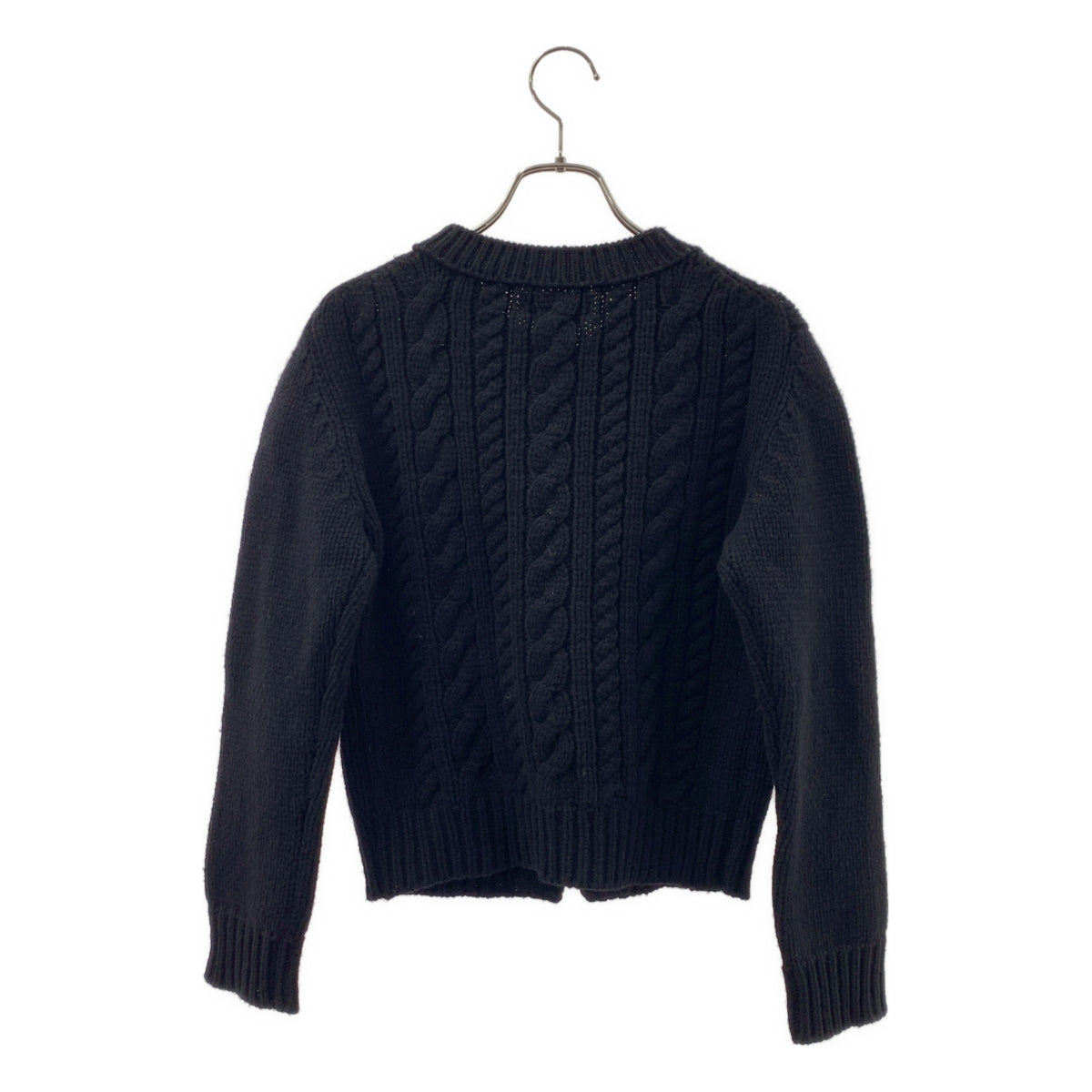 Yohji Yamamoto FEMME | 羊毛圓領開襟衫 | 2 碼 | 女款